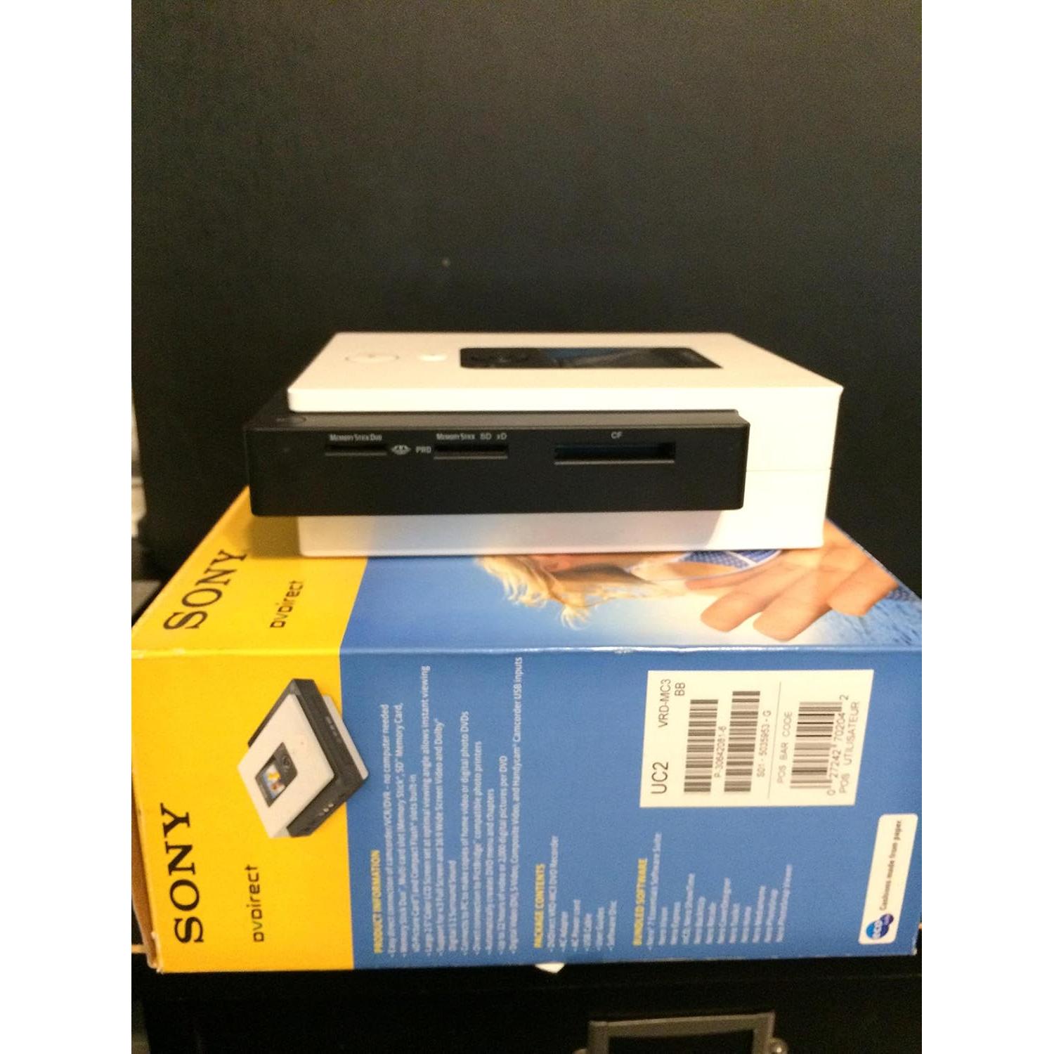 Grabador de DVD Sony DVDirect VRD-MC3 con pantalla LCD