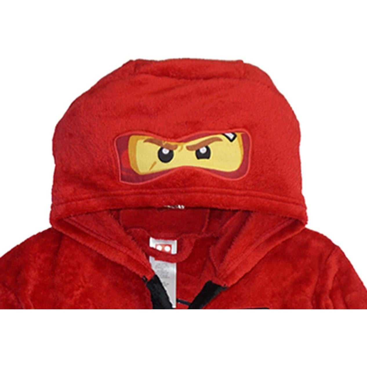 Disfraz Bata de Peluche LEGO Ninjago Rojo Kai 8 Años