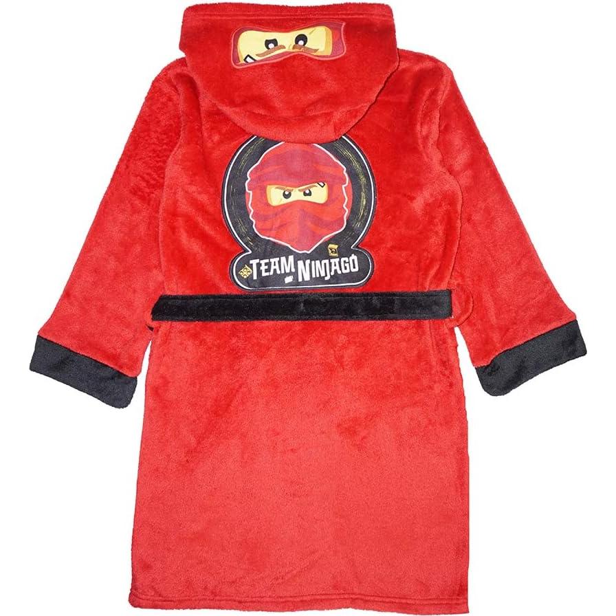 Disfraz Bata de Peluche LEGO Ninjago Rojo Kai 8 Años