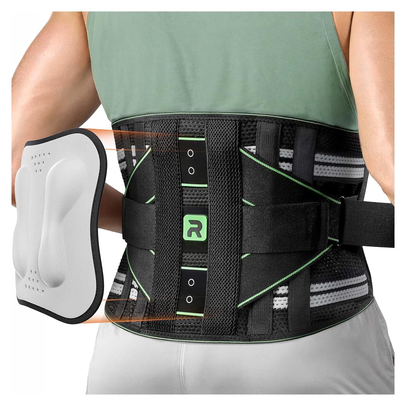 Faja Soporte Lumbar Rakiie Talla L Verde Transpirable