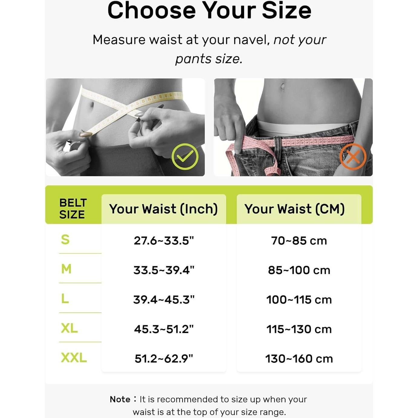 Faja Soporte Lumbar Rakiie Talla L Verde Transpirable