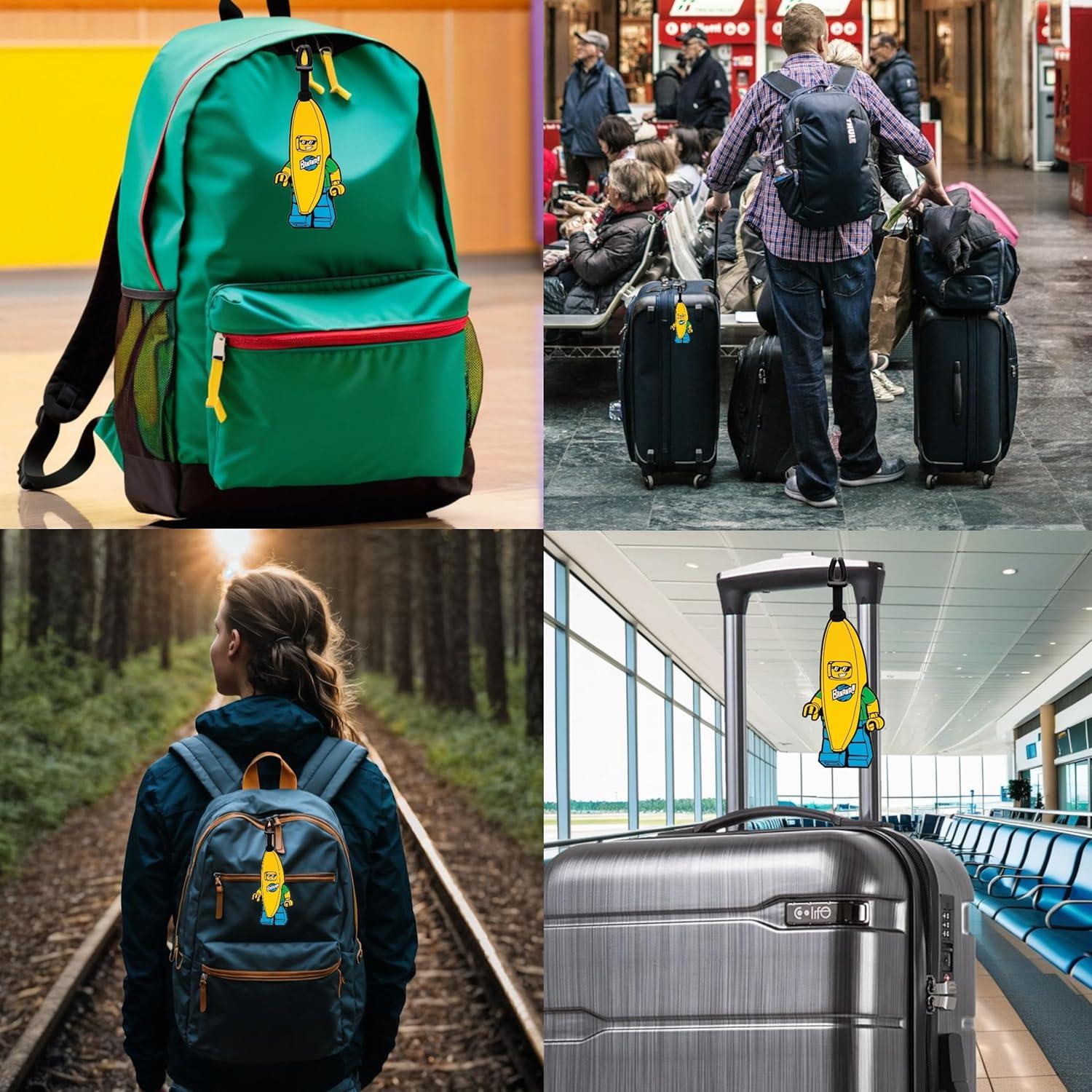 Etiqueta de Equipaje LEGO IQ Amarillo 16,5x6,4 cm