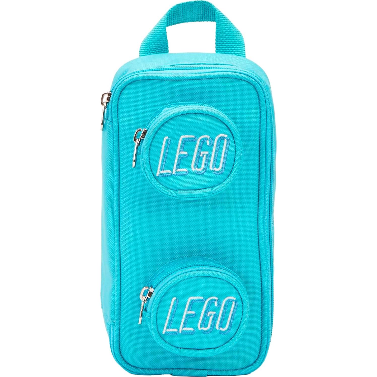 Funda de Ladrillos LEGO Oficial Azul Claro 20x10x6 cm