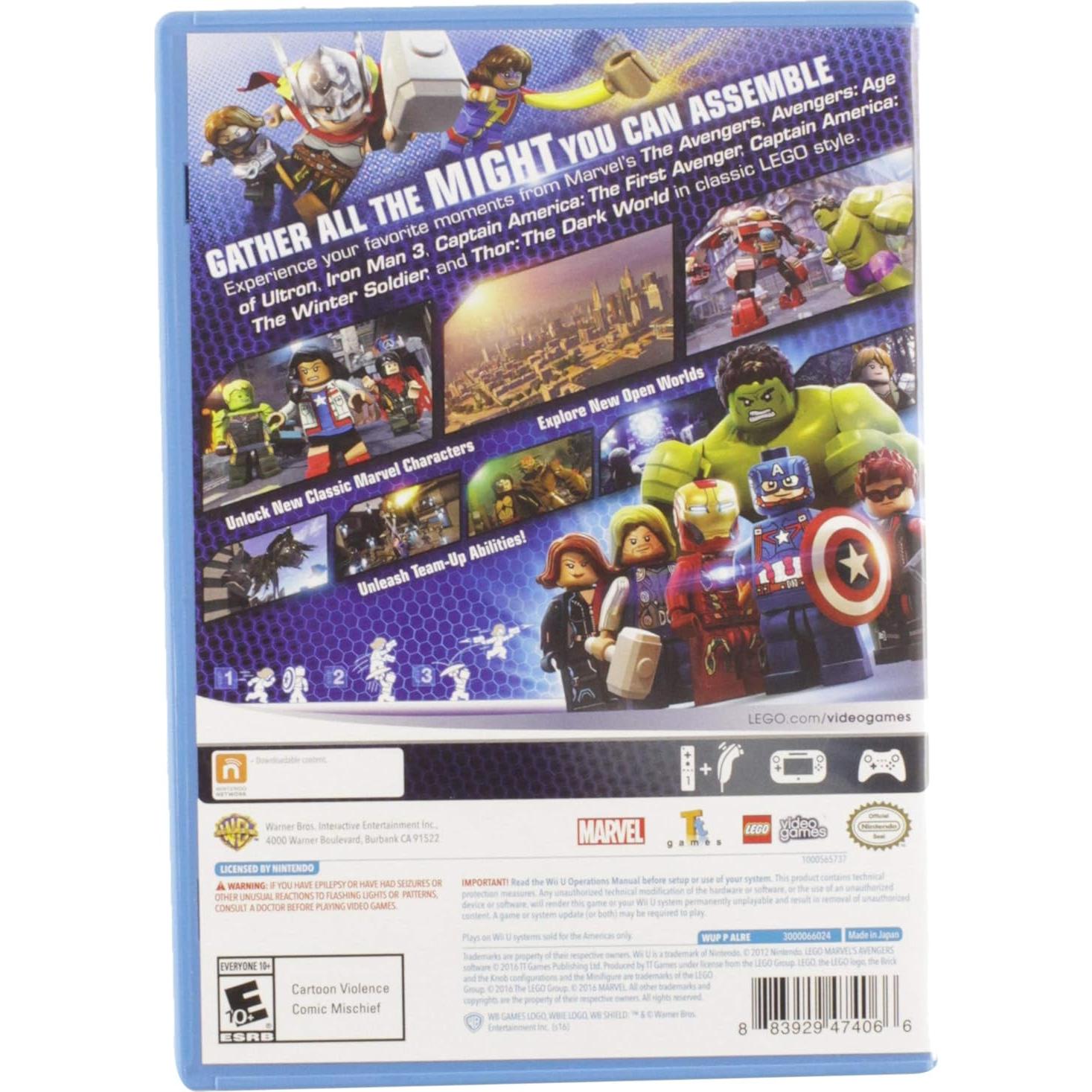 Videojuego LEGO Vengadores Marvel para Nintendo Wii U