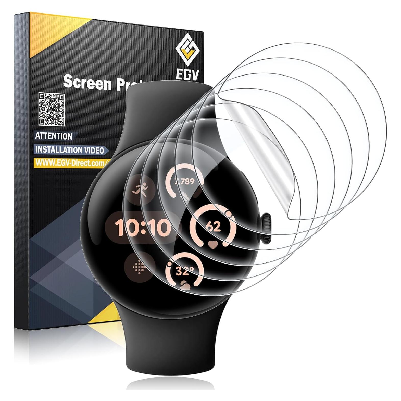 Protector de Pantalla EGV para Google Pixel Watch 3 45MM TPU