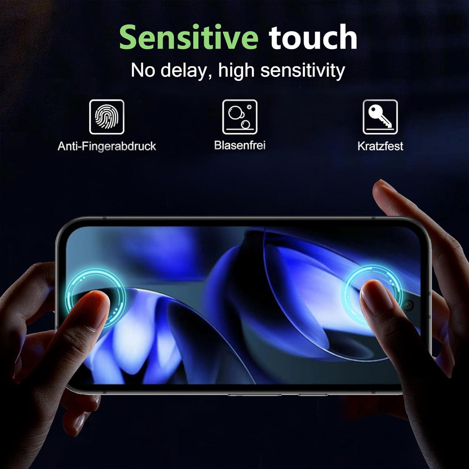 Protector de Pantalla Vidrio Templado Suttkue para Google Pixel 9a 3 Pack