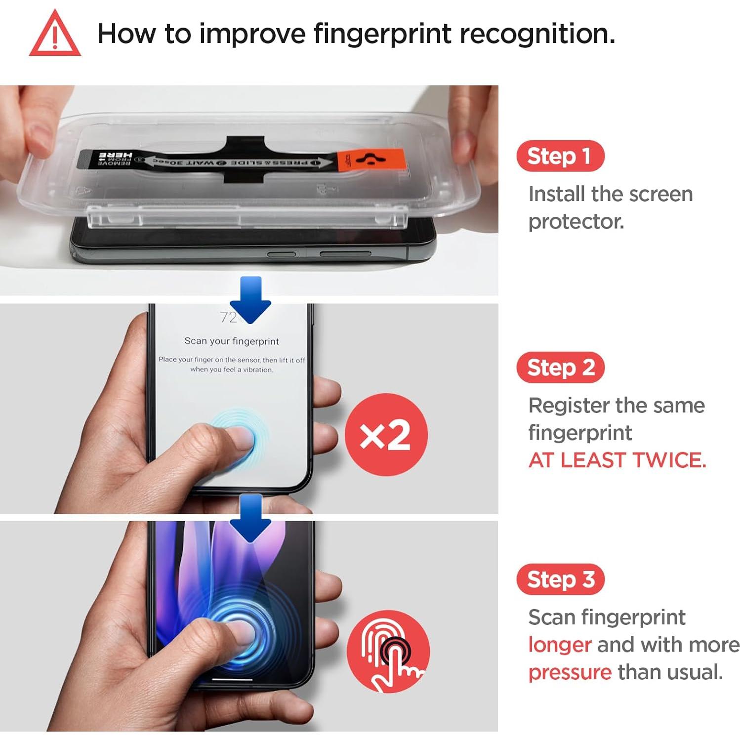 Protector de Pantalla Vidrio Templado Spigen Pixel 9/9 Pro - 2 Pzas