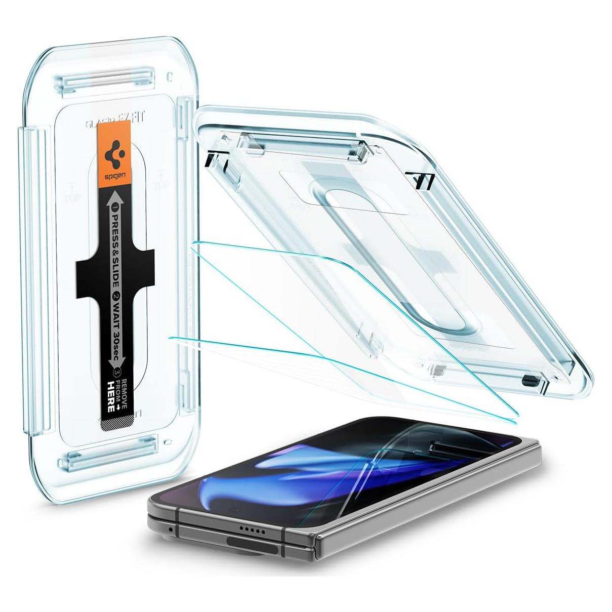 Protector de Pantalla Vidrio Templado Spigen para Pixel 9 Pro Fold - 2 Unidades
