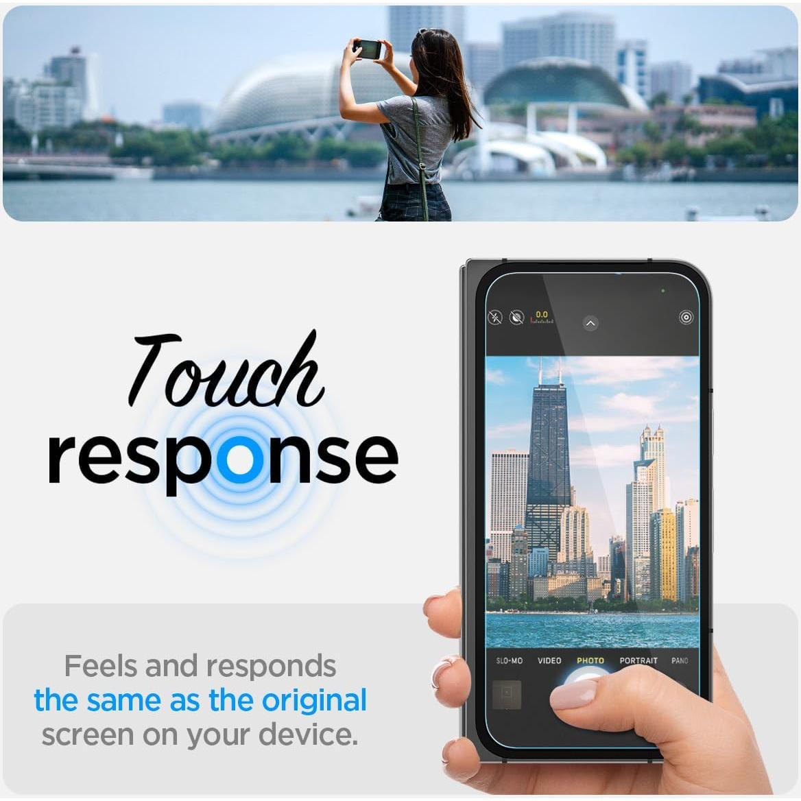 Protector de Pantalla Vidrio Templado Spigen para Pixel 9 Pro Fold - 2 Unidades