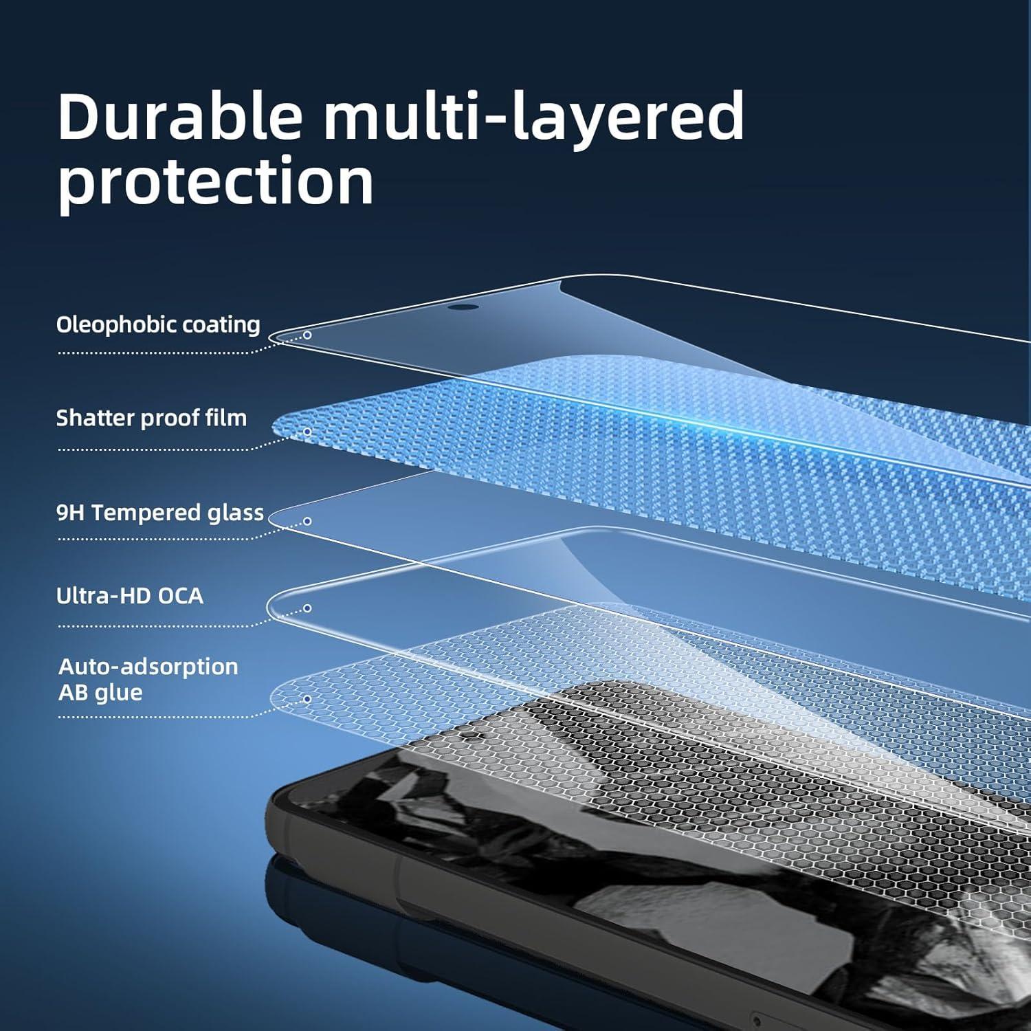 Protector de Pantalla Vidrio Templado NEW'C para Google Pixel 8A