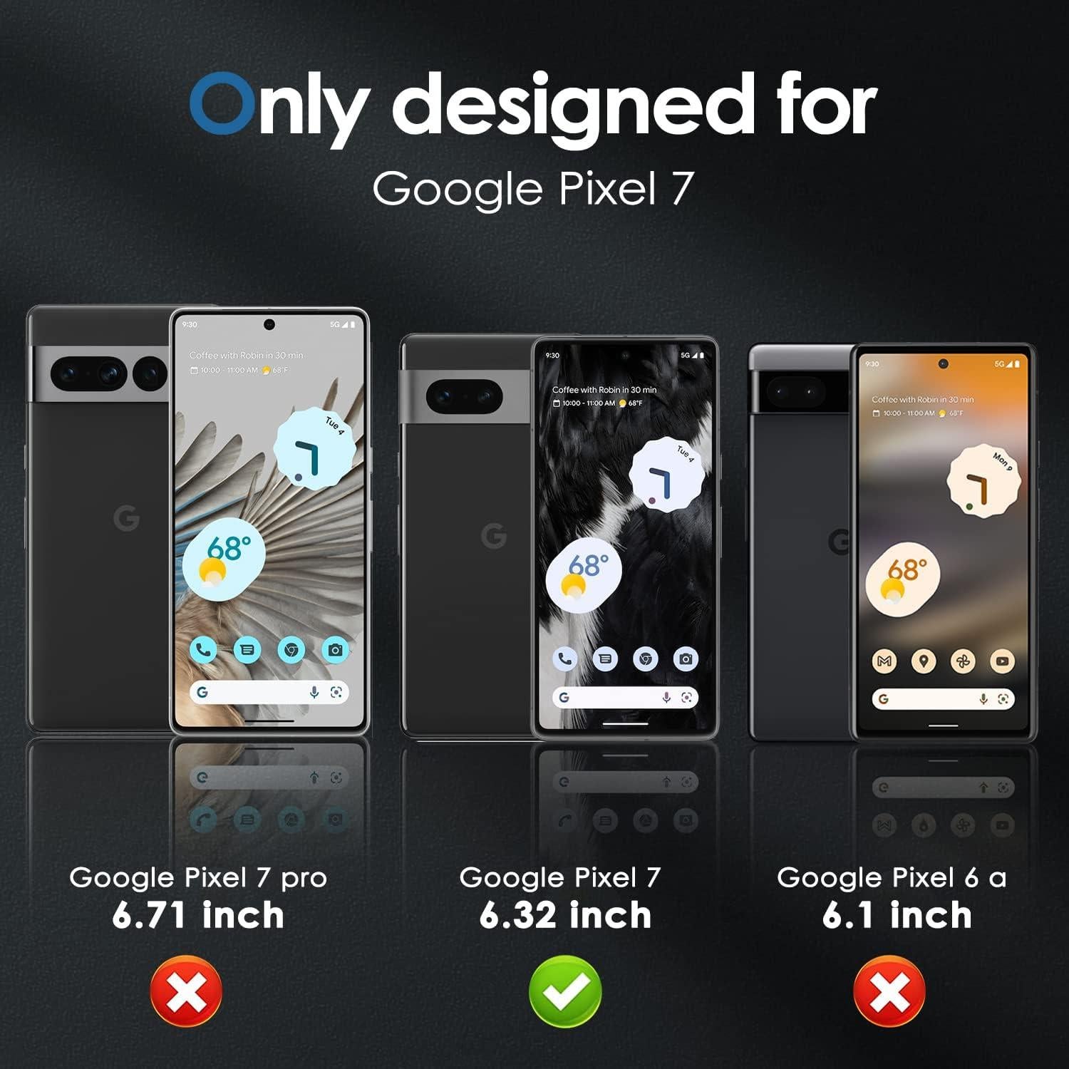 Protector de Pantalla Privado YWXTW para Google Pixel 7 2 Pack