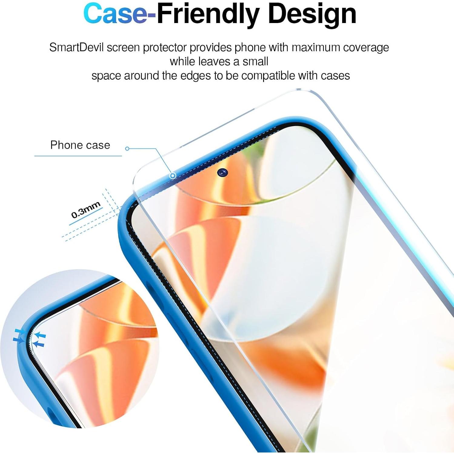 Protector de Pantalla SmartDevil para Google Pixel 9 Pro XL 9H