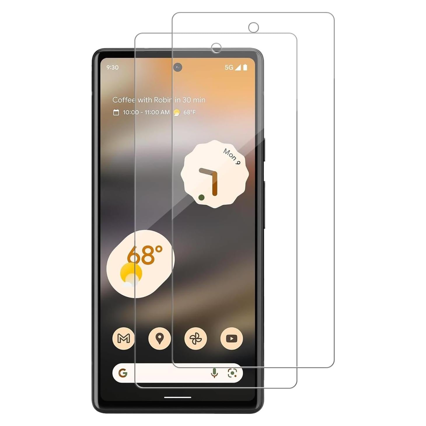 Protector de Pantalla Vidrio Templado Heenjer para Google Pixel 6a