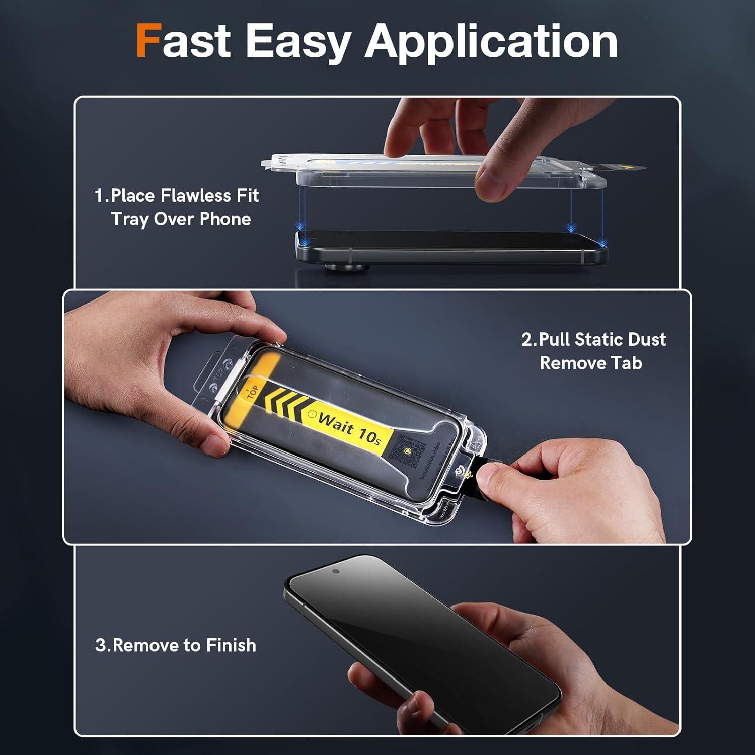 Protector de Pantalla EGV para Google Pixel 9/9 Pro Grado Militar