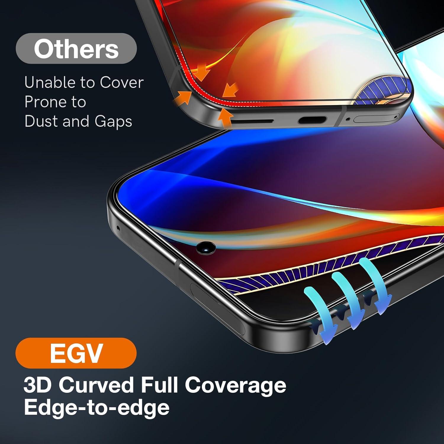 Protector de Pantalla EGV para Google Pixel 9/9 Pro Grado Militar