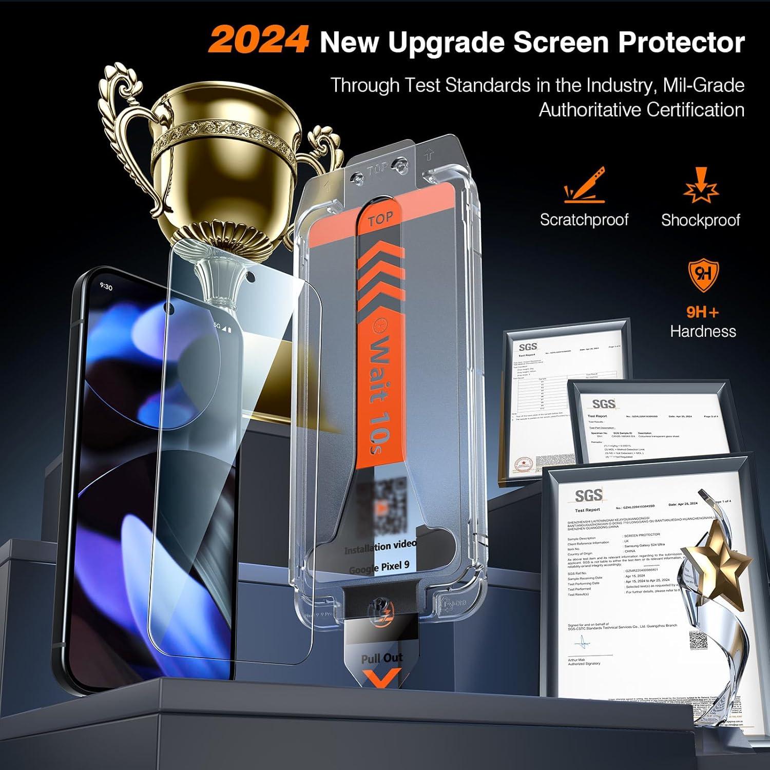 Protector de Pantalla Vidrio Templado LK para Google Pixel 9