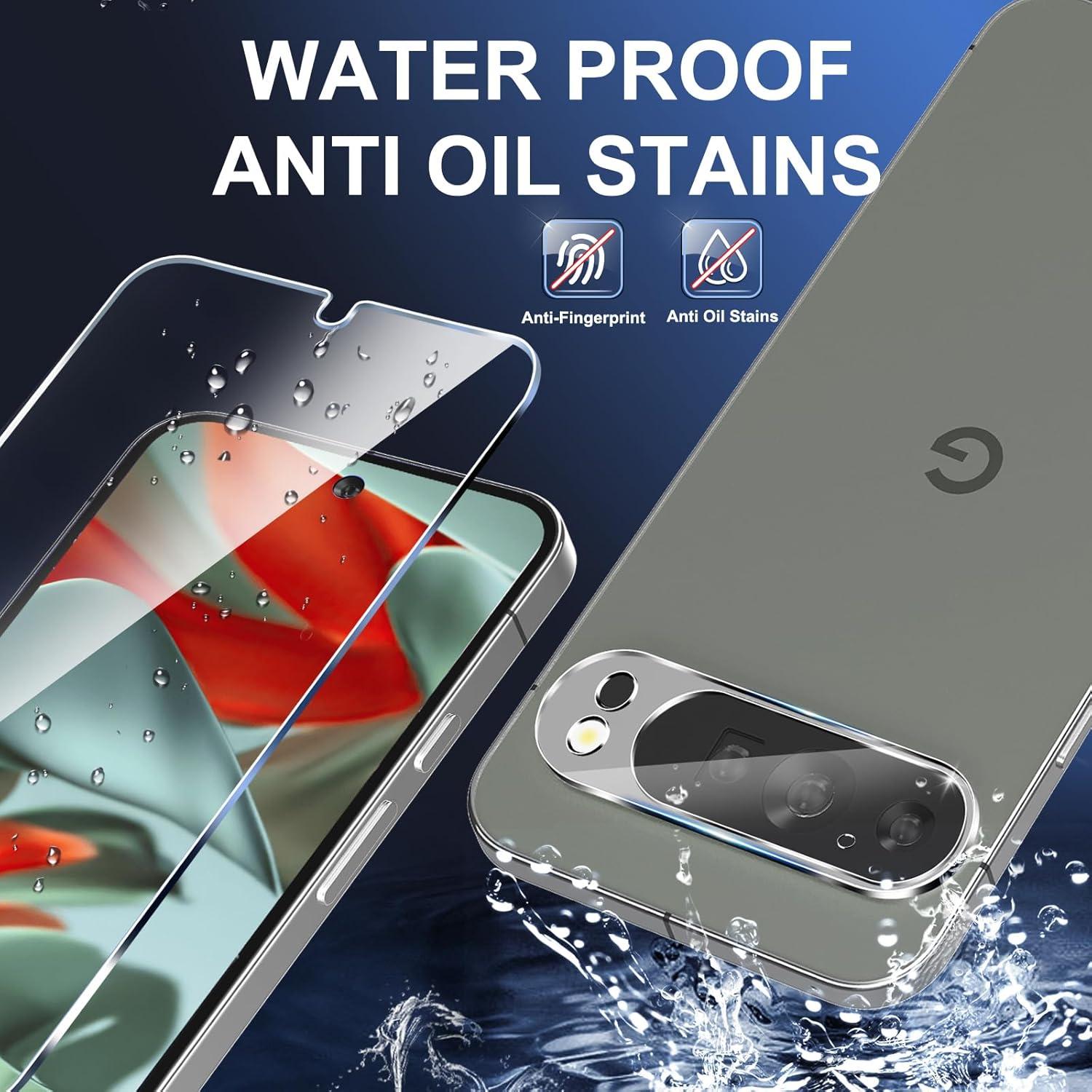 Pack 6 Protectores de Pantalla Vidrio Templado Google Pixel 9 Pro