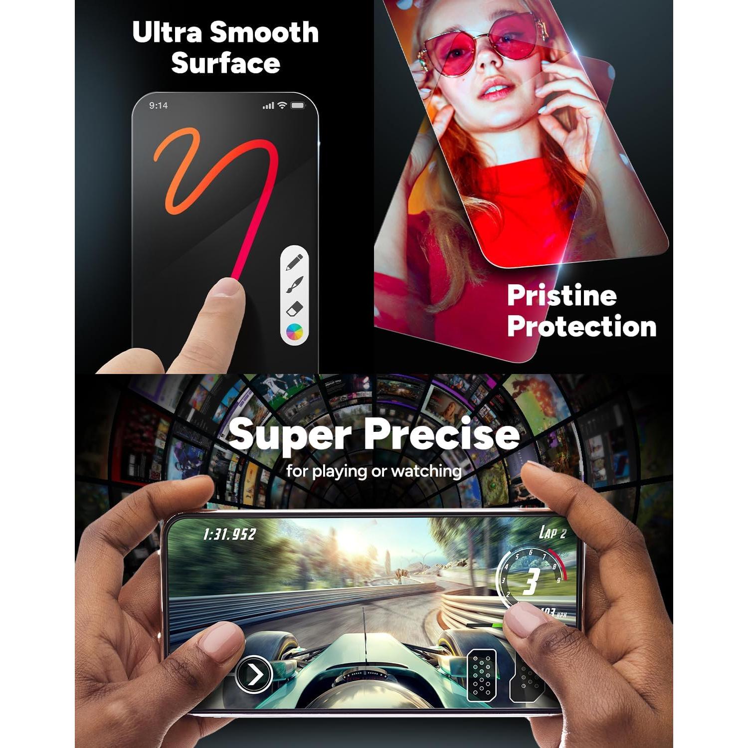 Protector de Pantalla ZAGG Fusión Privacidad Google Pixel 9/9 Pro