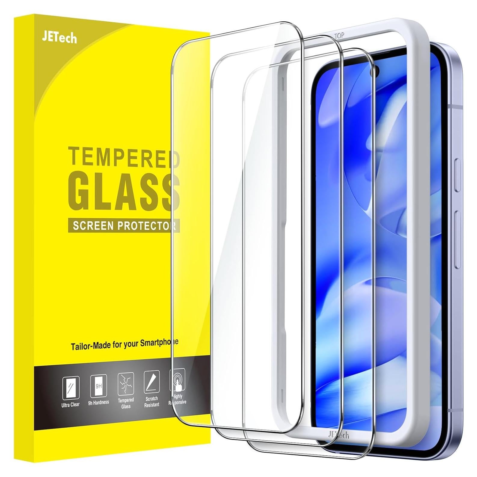 Protector de Pantalla JETech para Google Pixel 9a 15.1 cm - 3 Unidades