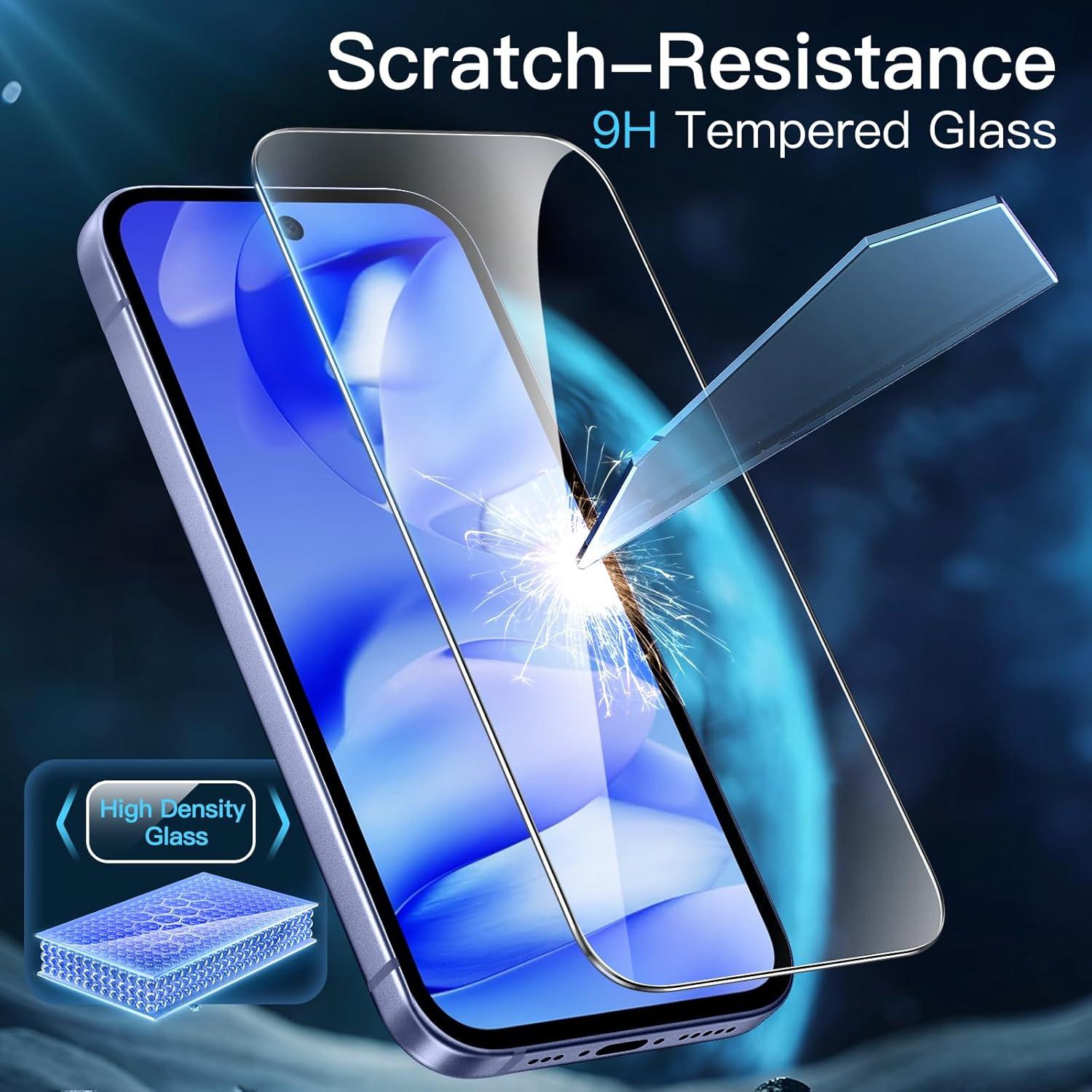 Protector de Pantalla JETech para Google Pixel 9a 15.1 cm - 3 Unidades