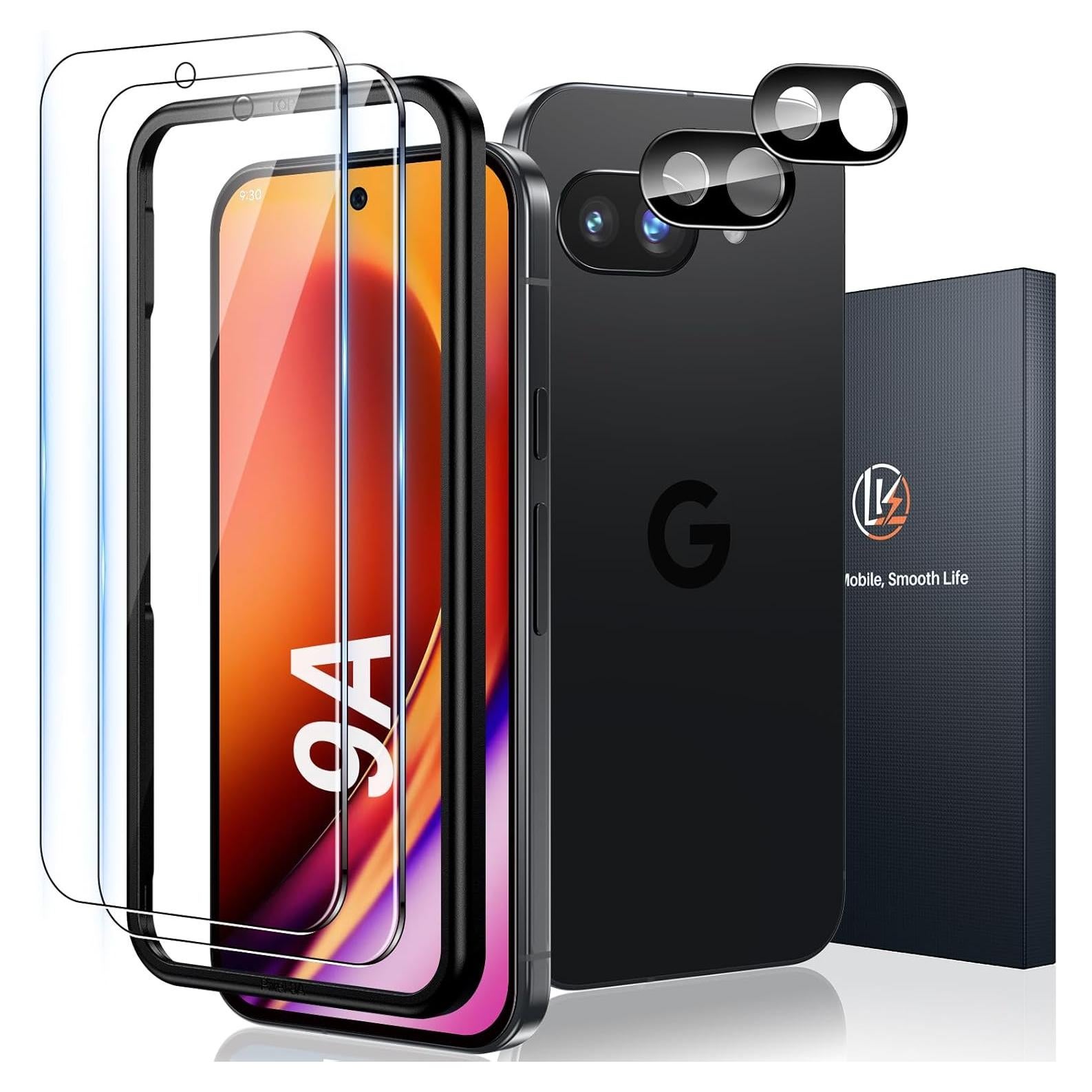 Protector de Pantalla y Lente LK para Google Pixel 9a - 2 Pzas
