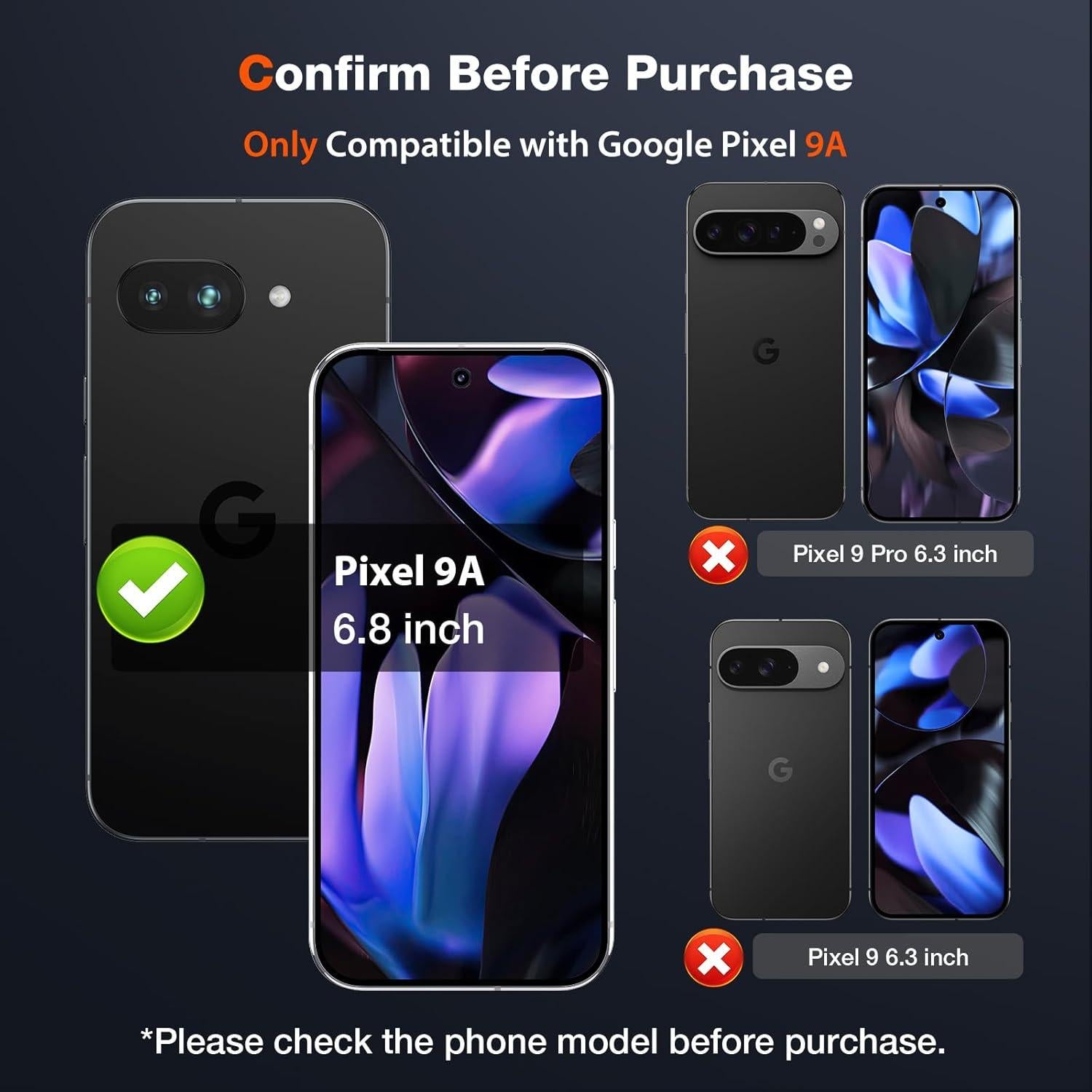 Protector de Pantalla y Lente LK para Google Pixel 9a - 2 Pzas