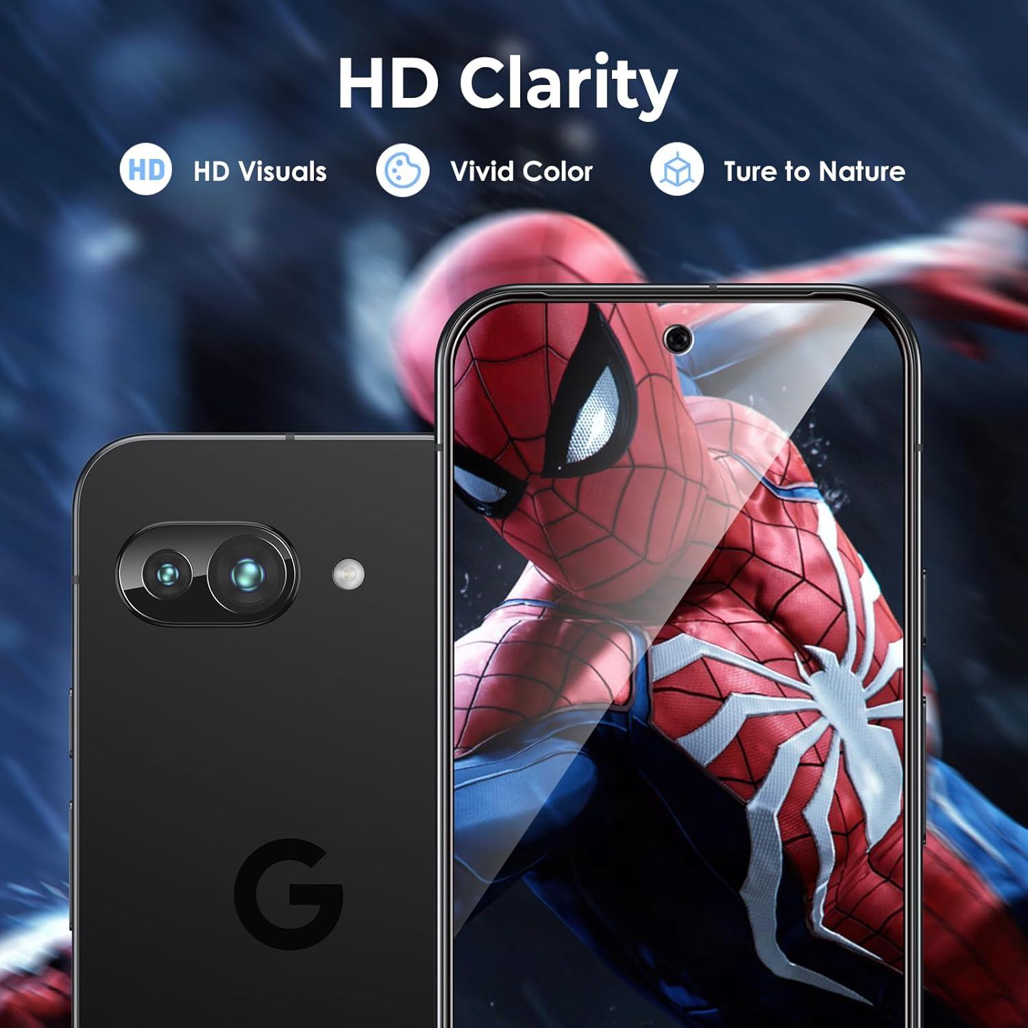 Protector de Pantalla y Lente LK para Google Pixel 9a - 2 Pzas