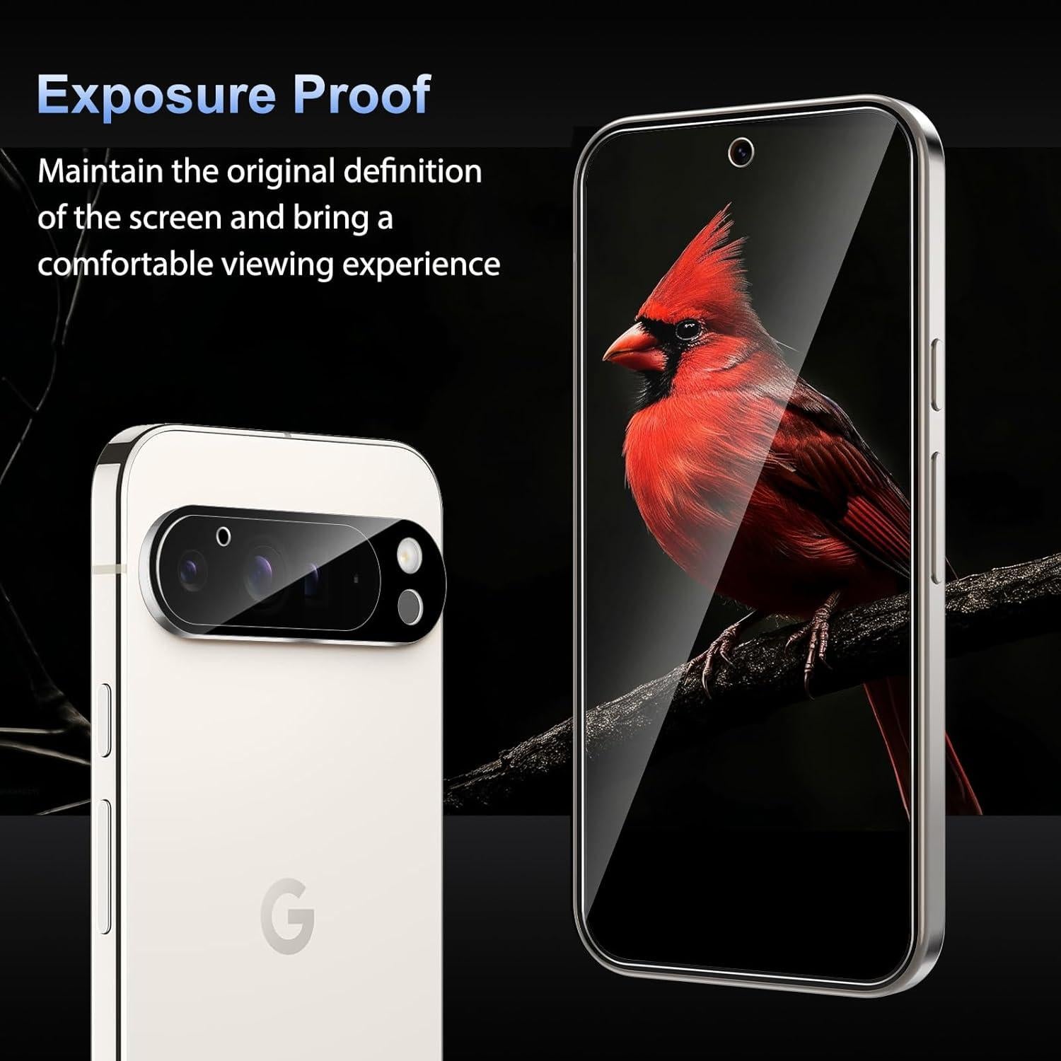 Protector de Pantalla SPARIN Vidrio Templado para Google Pixel 9 Pro XL 6.8"