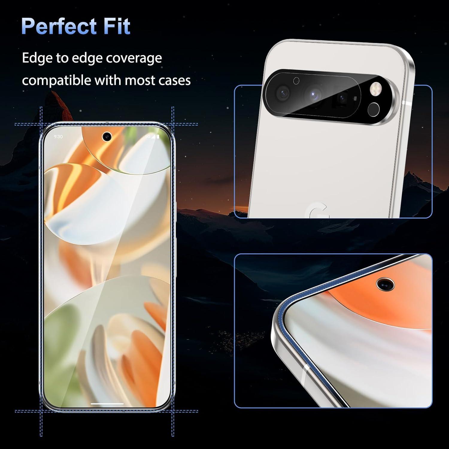 Protector de Pantalla SPARIN Vidrio Templado para Google Pixel 9 Pro XL 6.8"