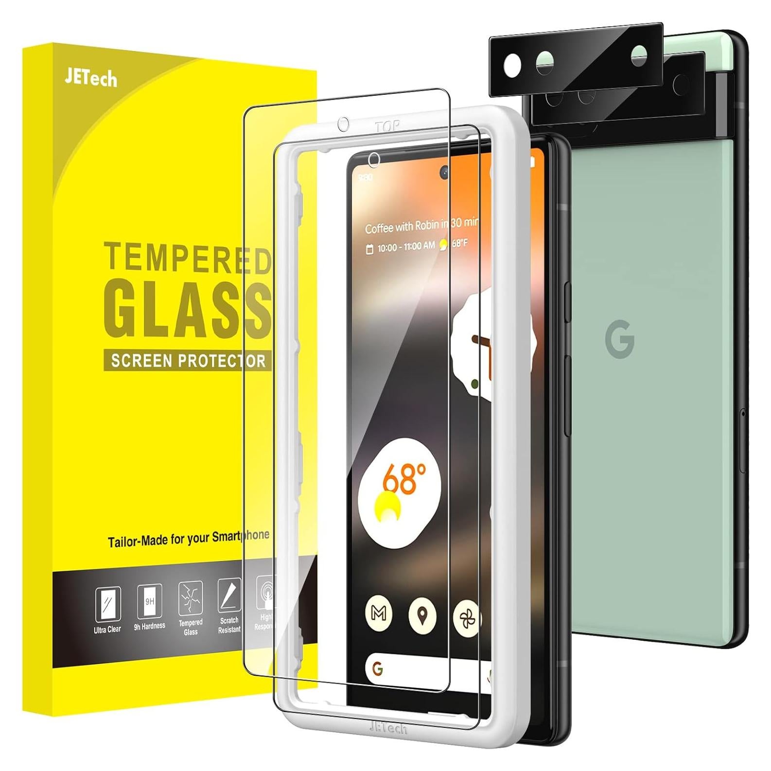 Protector de Pantalla JETech para Google Pixel 6a 6.1" HD