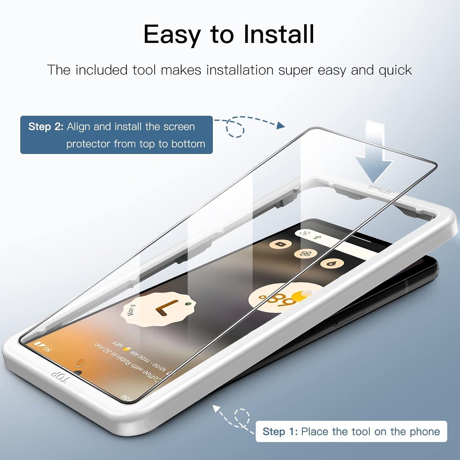 Protector de Pantalla JETech para Google Pixel 6a 6.1" HD
