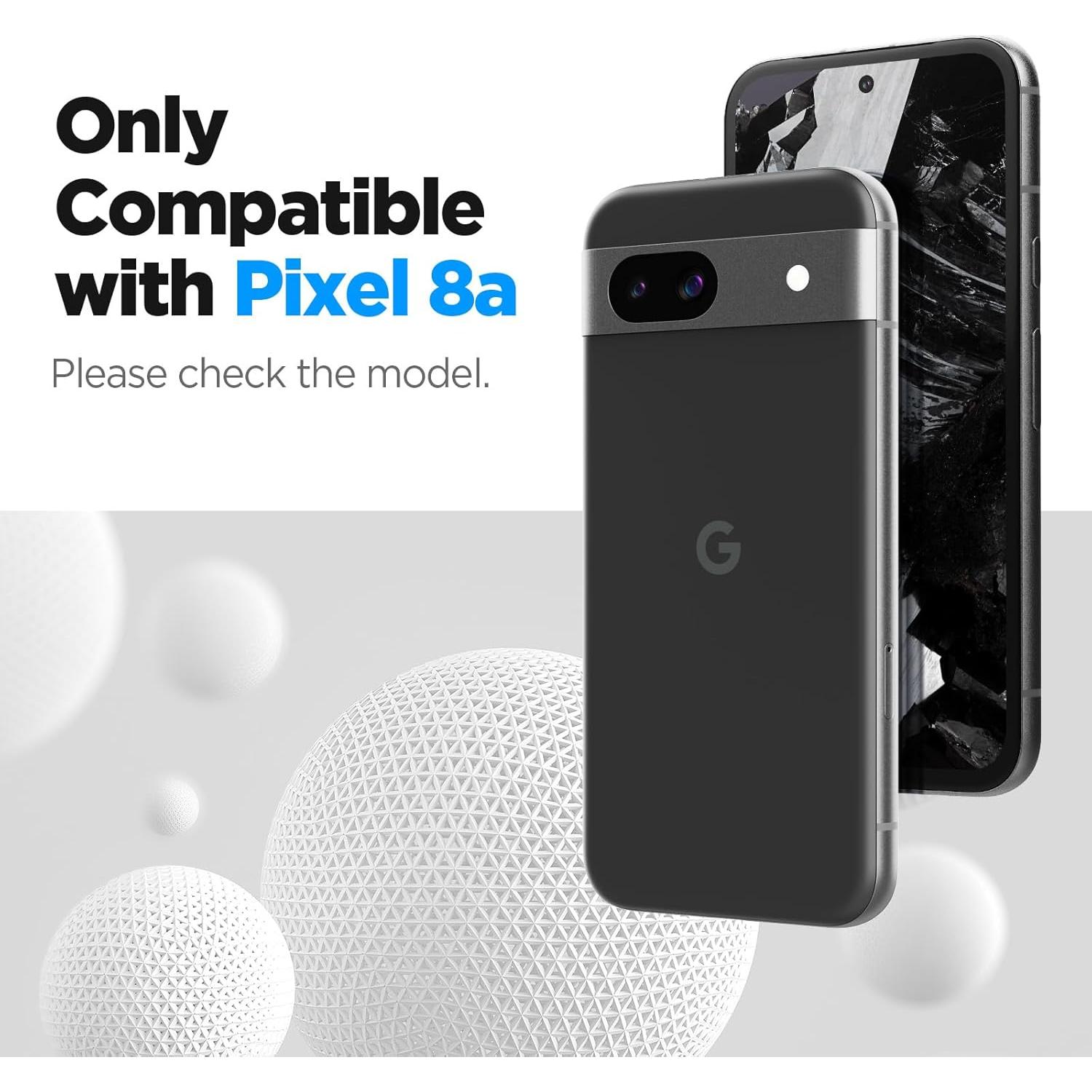 Protector de Pantalla Vidrio Templado Spigen Pixel 8a - 2 Paquete