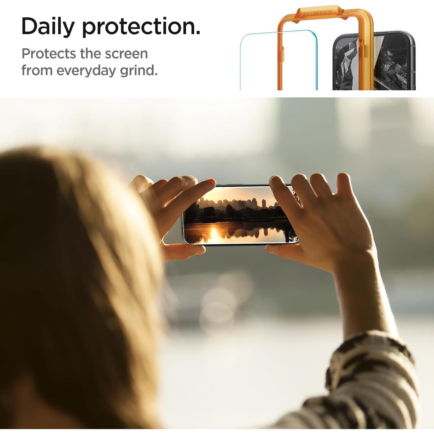 Protector de Pantalla Vidrio Templado Spigen Pixel 8a - 2 Paquete