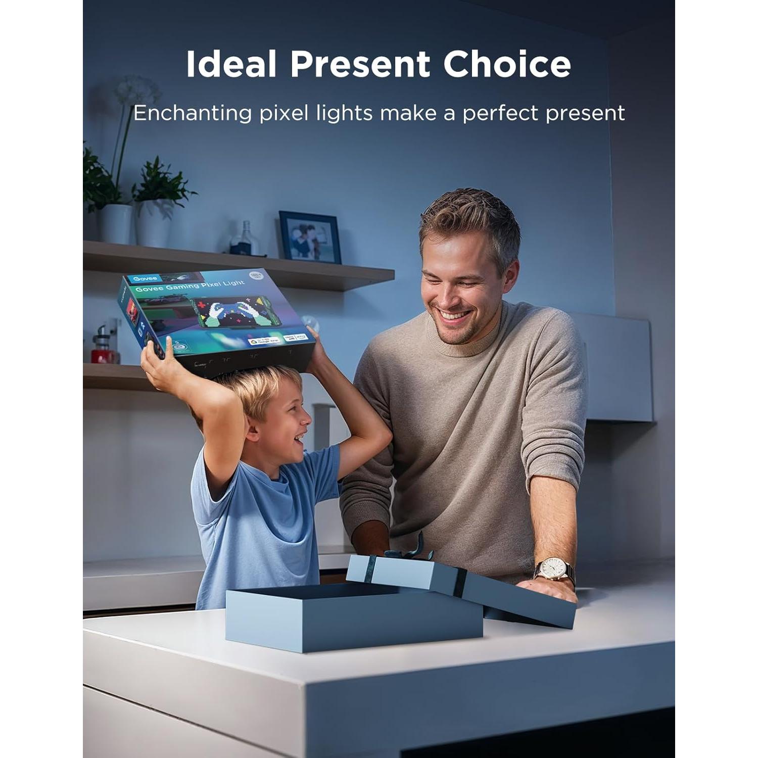 Luz Pixel Gaming Govee H6631 LED RGBIC 26.6x18 cm