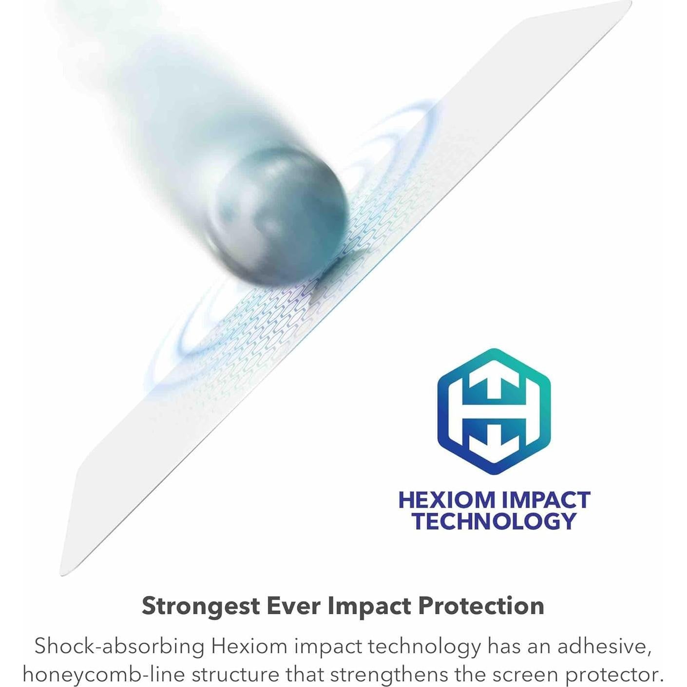 Protector de Pantalla ZAGG InvisibleShield Glass XTR3 para Google Pixel 8 Pro - Filtro Luz Azul, Resistente a Rayones