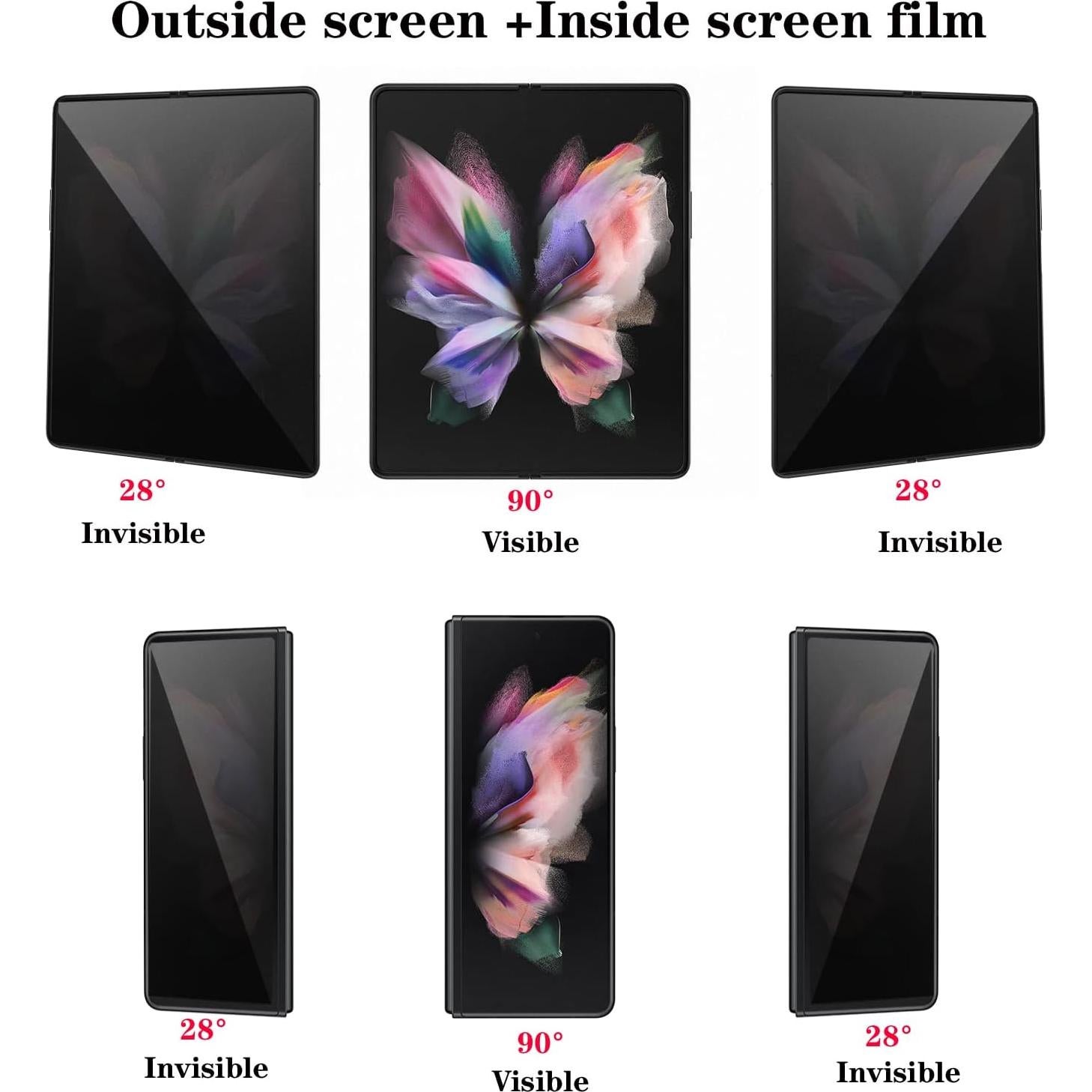 Protector de Pantalla Mate Privacidad para Google Pixel Fold 2023