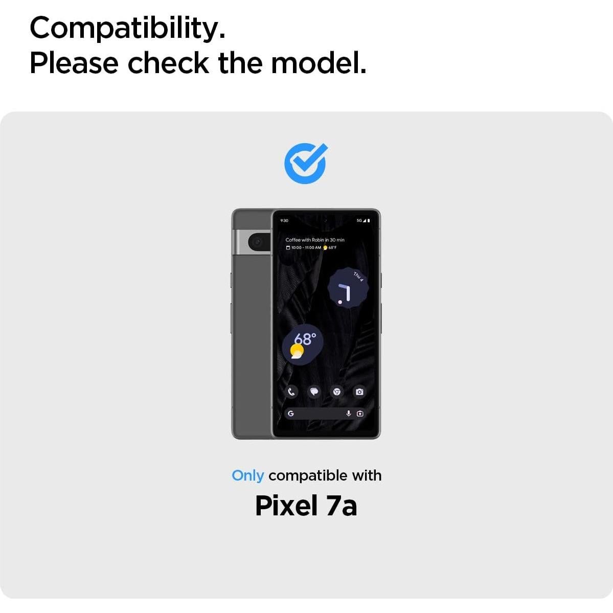 Protector de Pantalla Vidrio Templado Spigen Pixel 7a - 2 Pzas