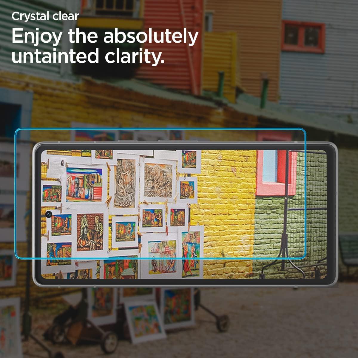 Protector de Pantalla Vidrio Templado Spigen Pixel 7a - 2 Pzas