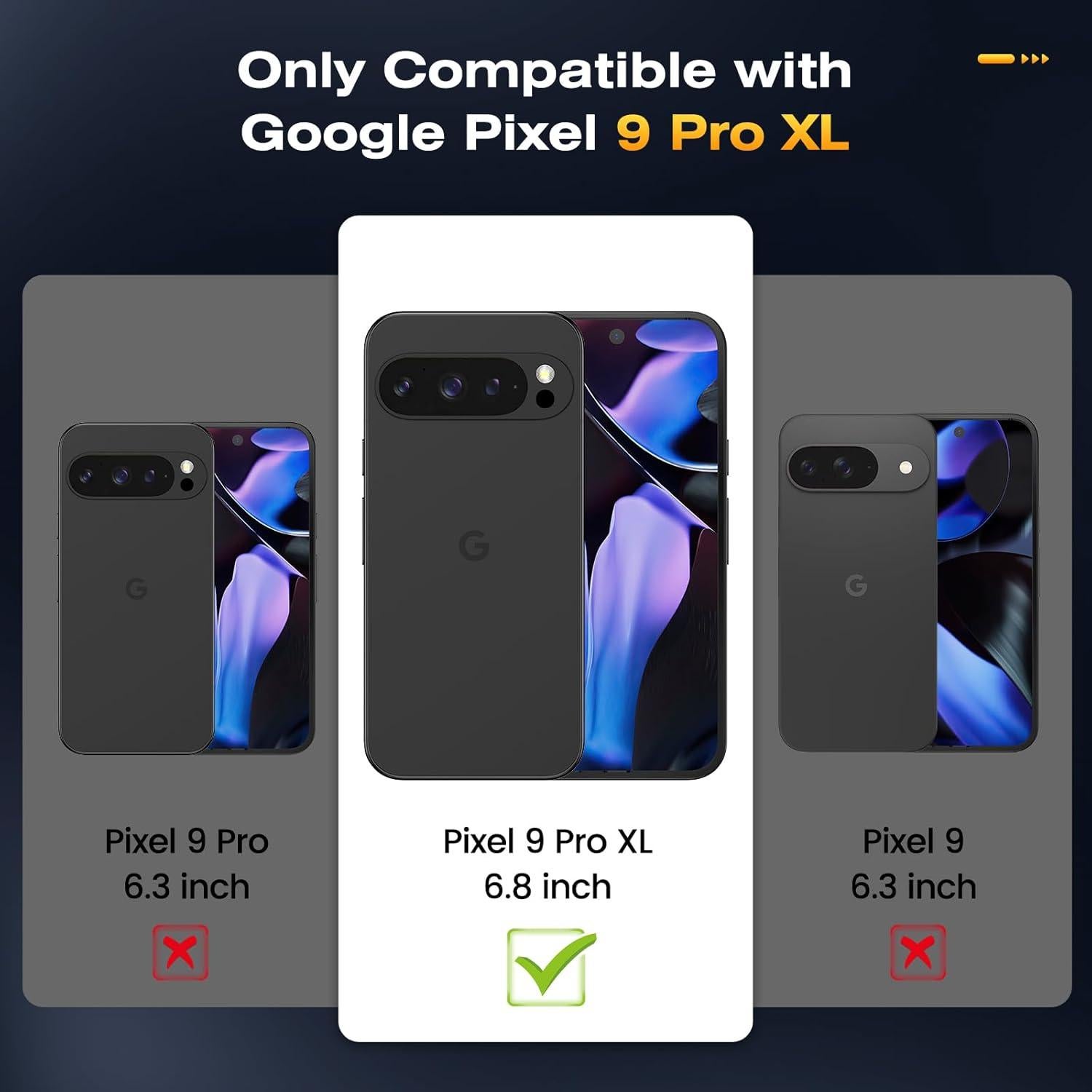 Protector de Pantalla Caka para Google Pixel 9 Pro XL - Vidrio Templado 9H