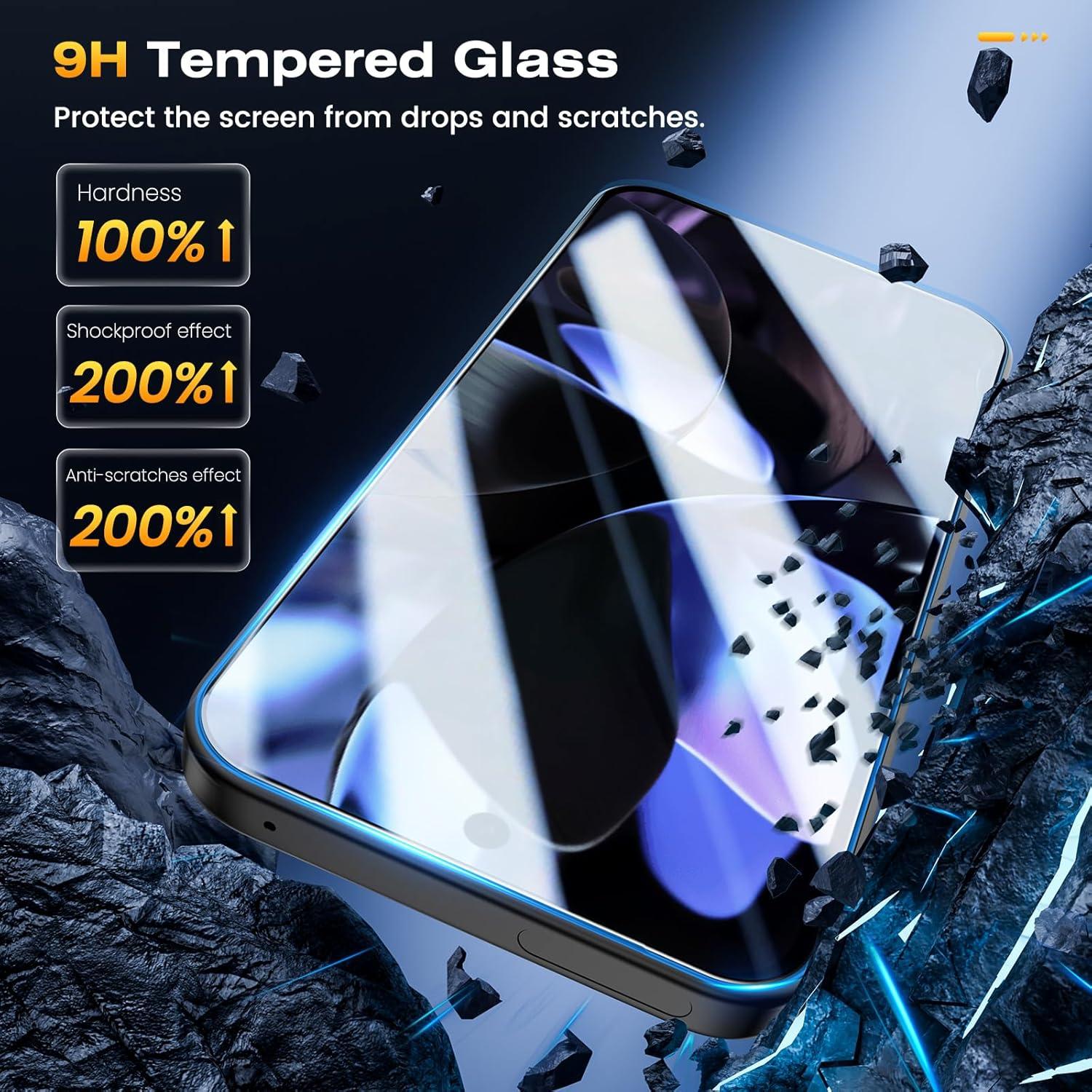 Protector de Pantalla Caka para Google Pixel 9 Pro XL - Vidrio Templado 9H