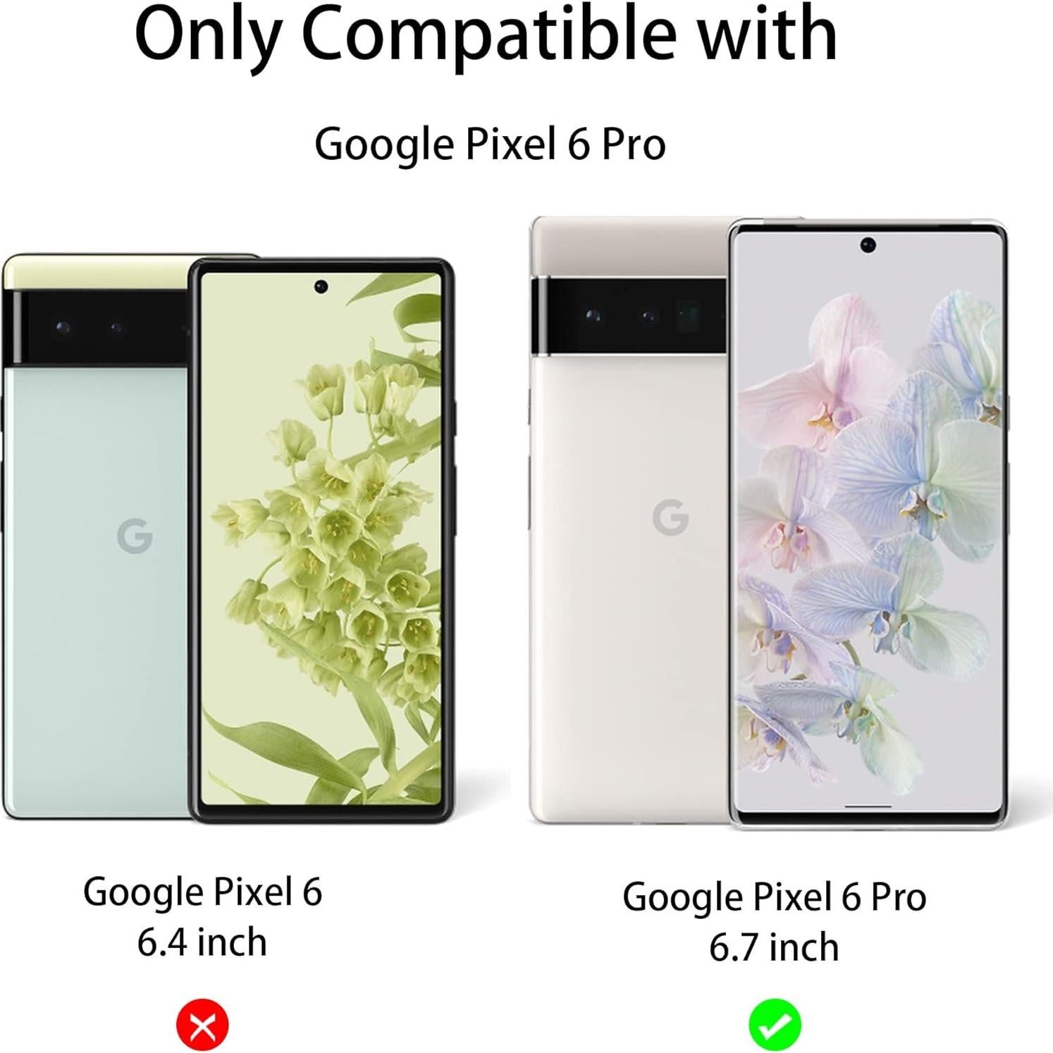 Protector de Pantalla Vidrio Templado Google Pixel 6 Pro 2 Pzas