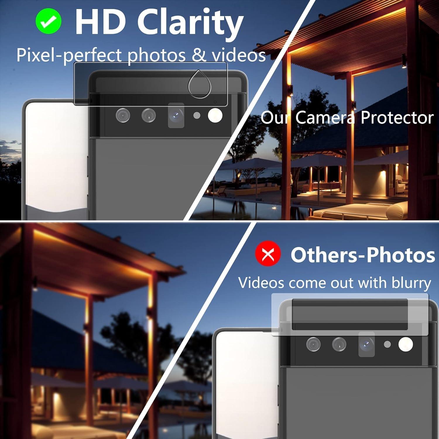Protector de Pantalla Vidrio Templado Google Pixel 6 Pro 2 Pzas