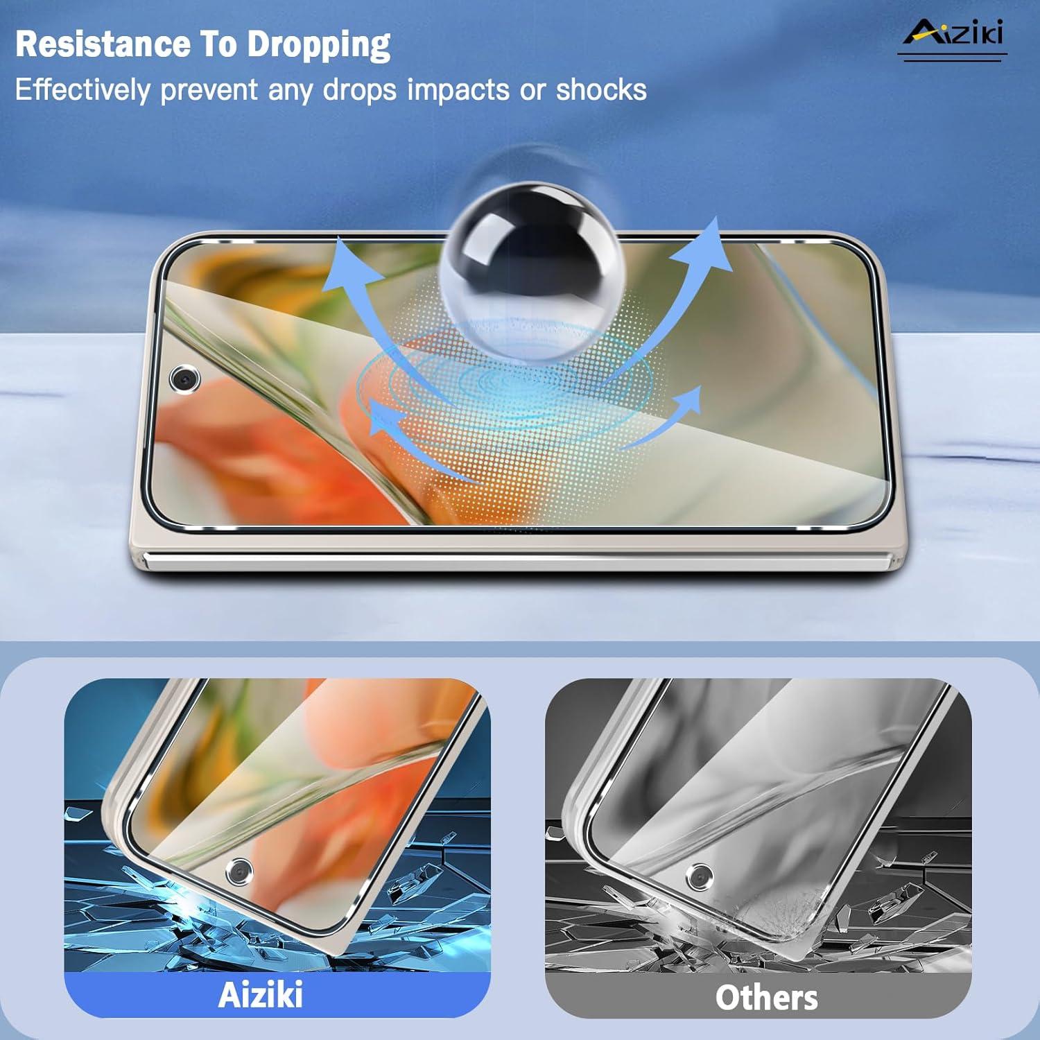 Protector de Pantalla Vidrio Templado Aiziki para Pixel 9 Pro