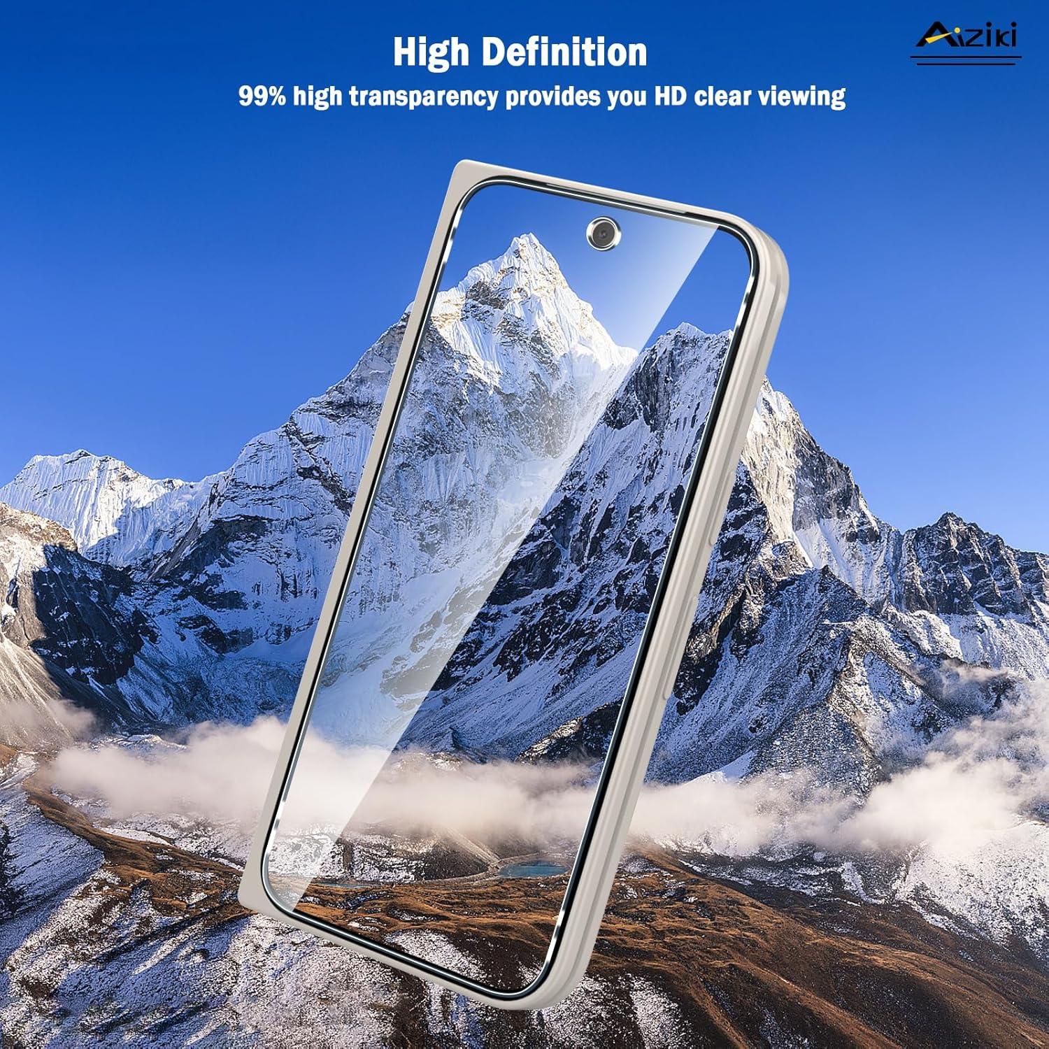 Protector de Pantalla Vidrio Templado Aiziki para Pixel 9 Pro