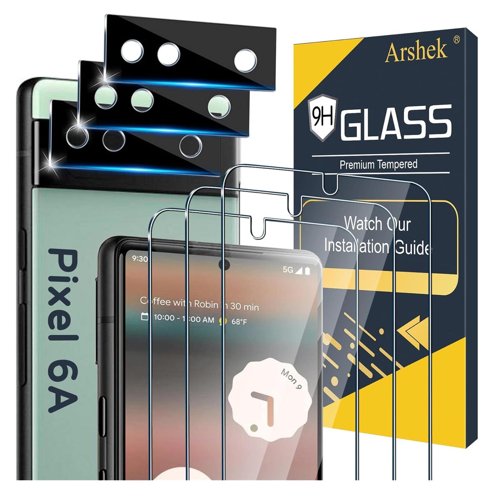 Protector de Pantalla Vidrio Templado 9H para Google Pixel 6a