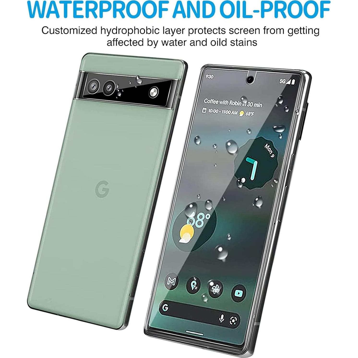Protector de Pantalla Vidrio Templado 9H para Google Pixel 6a