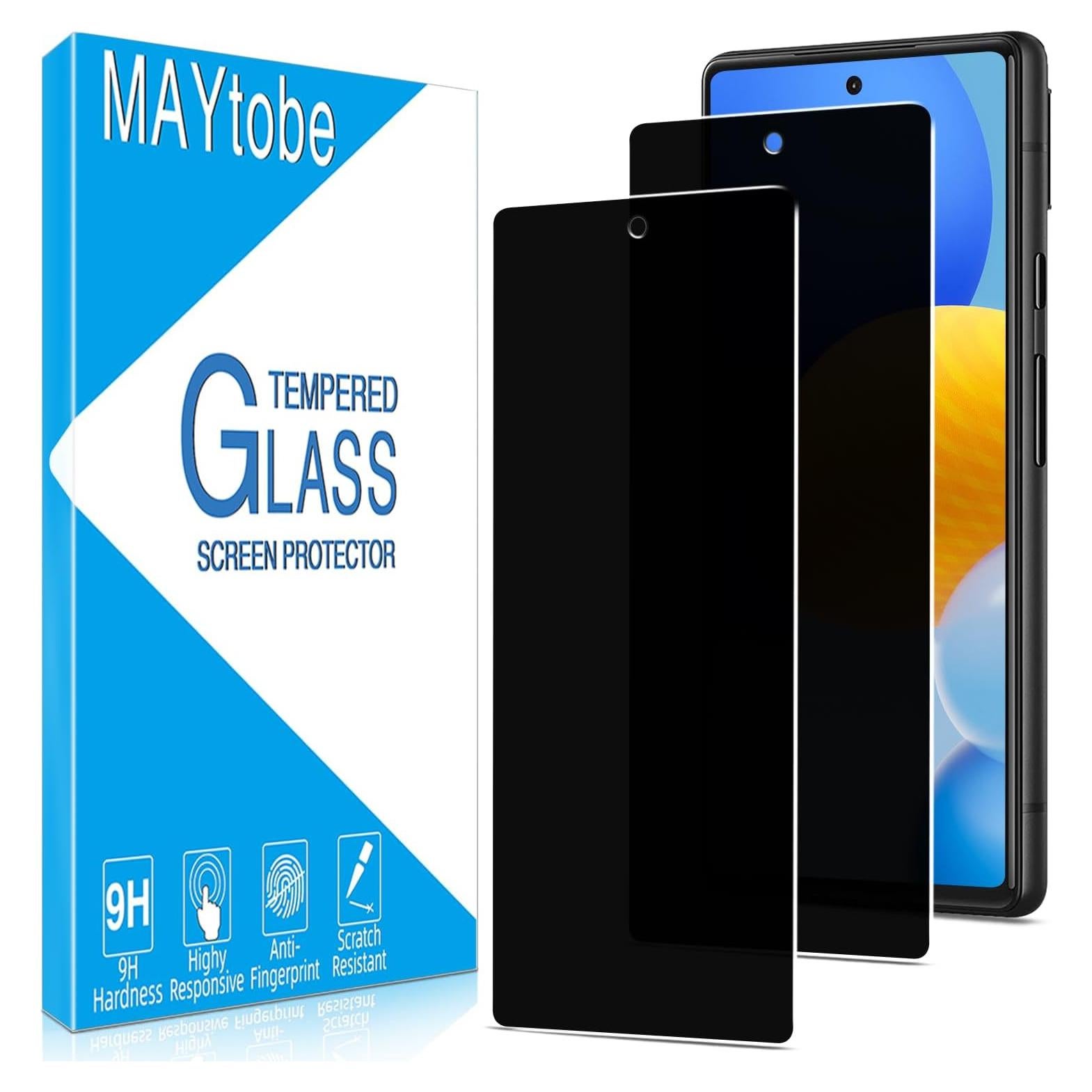 Protector de Pantalla Privado MAYtobe para Google Pixel 6A 2 Pack