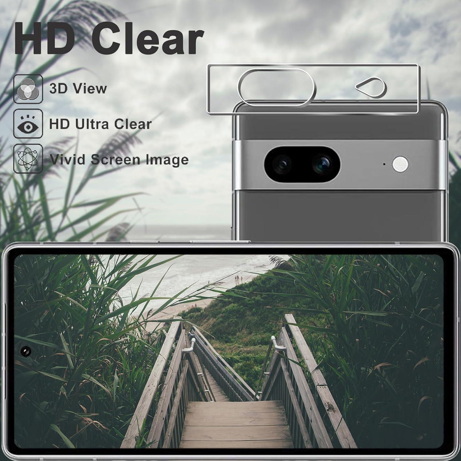 Protector de Pantalla y Lente Google Pixel 7 5G - Vidrio Templado 9H