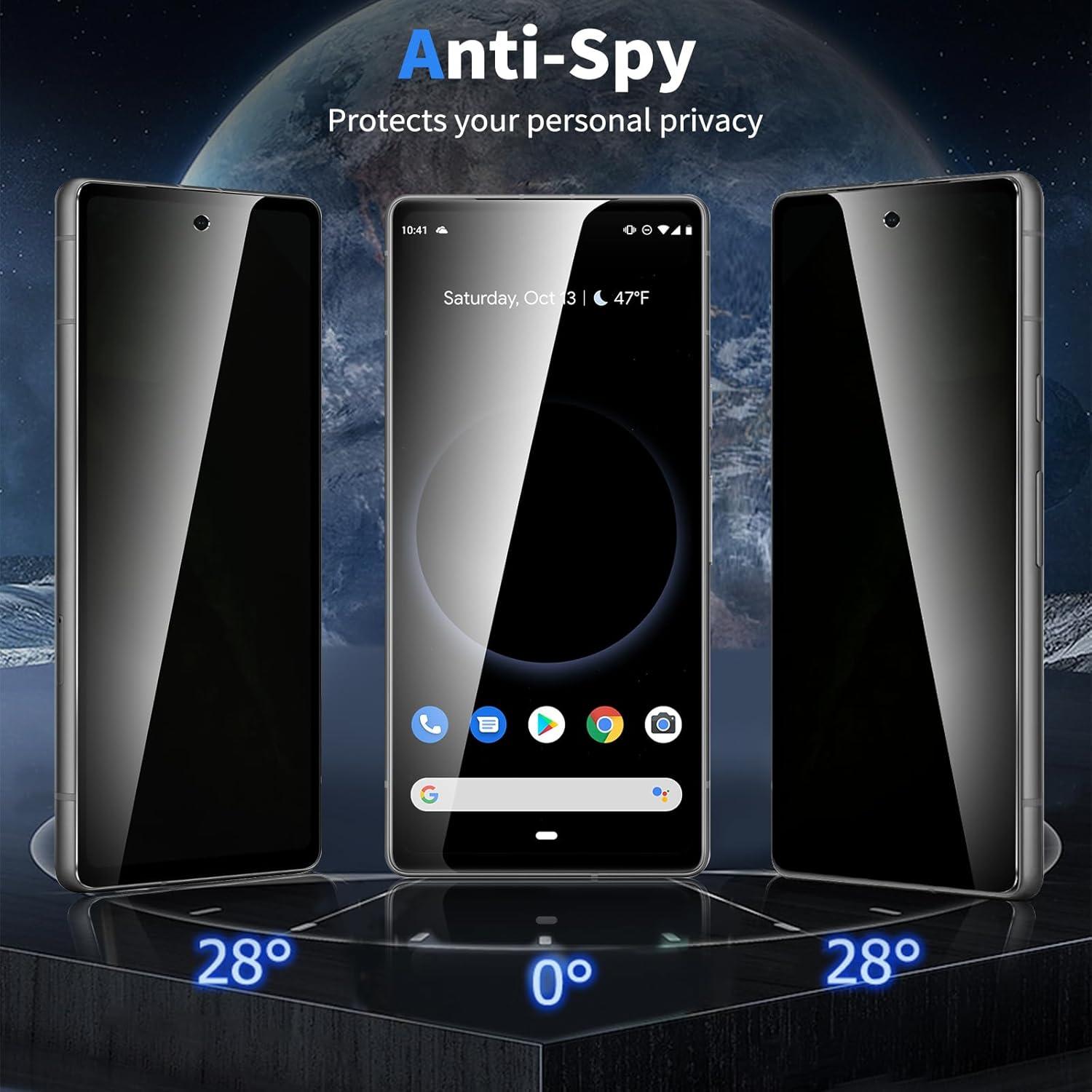 Protector de Pantalla Privado Asstar para Google Pixel 8A 6.1"