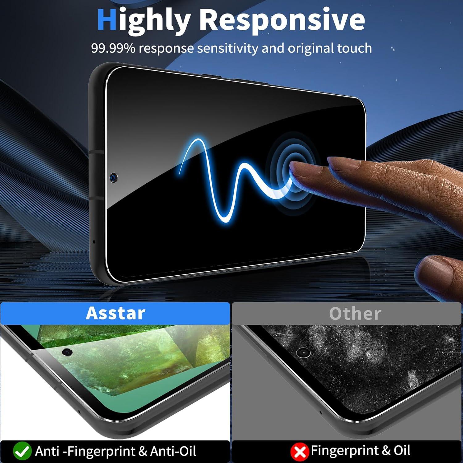 Protector de Pantalla Privado Asstar para Google Pixel 8A 6.1"